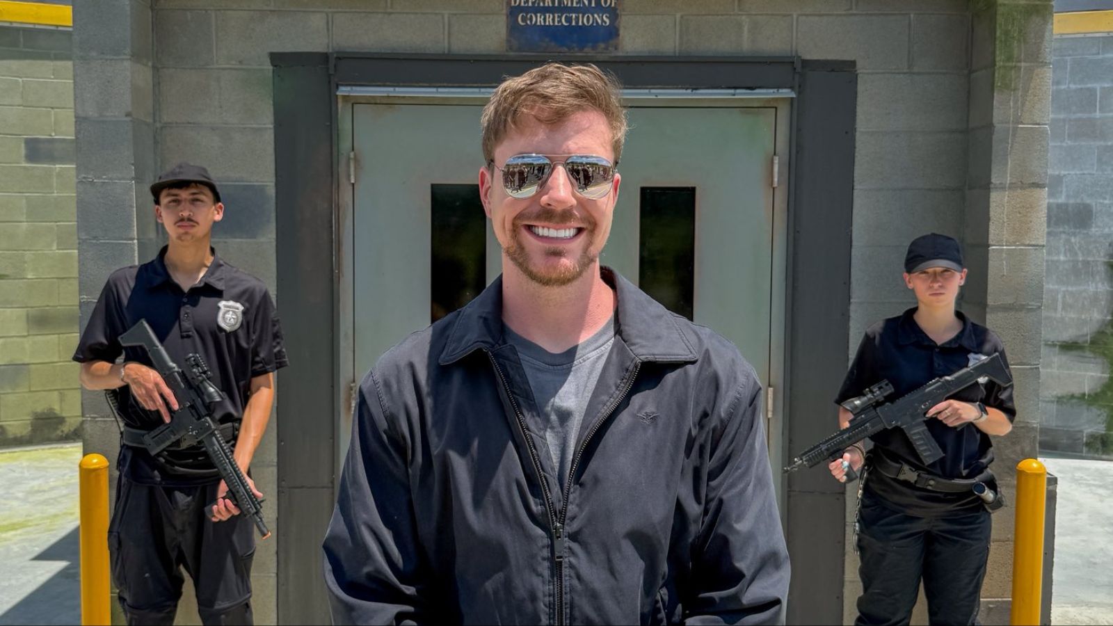 MrBeast Locks Ex-Cop and Felon in Prison for $500000 Challenge